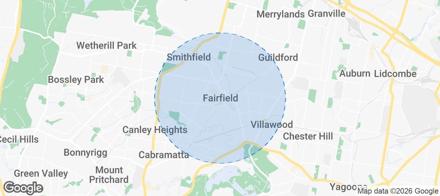 Fairfield Airbnb map